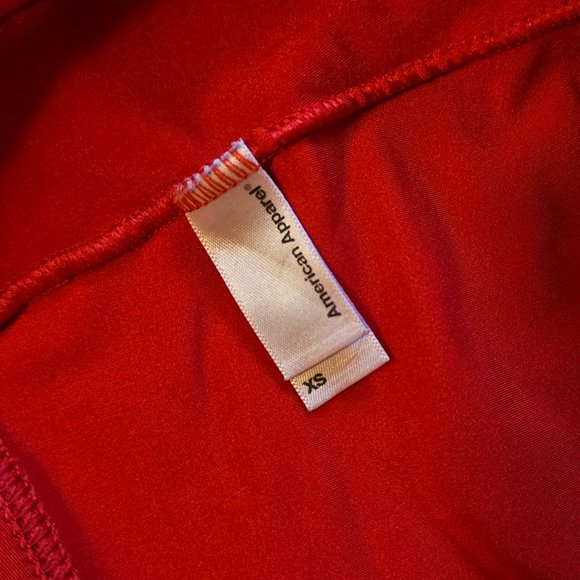 American Apparel Red Leggings - Picture 2 of 2